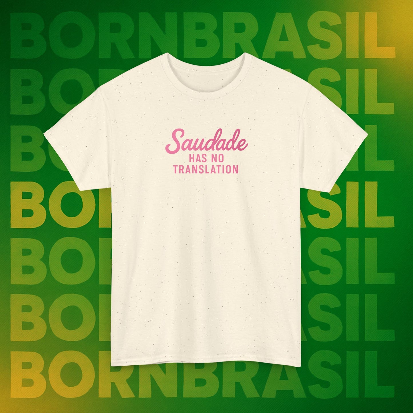 Camiseta Saudade Has No Translation – Moda Brasileira Feminina