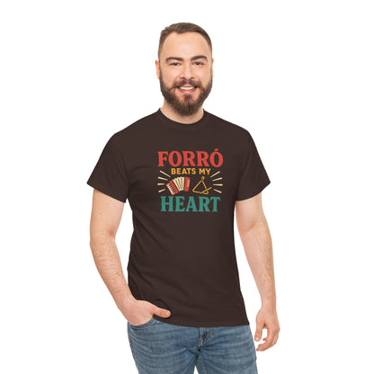 Camiseta Forró Beats My Heart – Cultura Nordestina BornBrasil