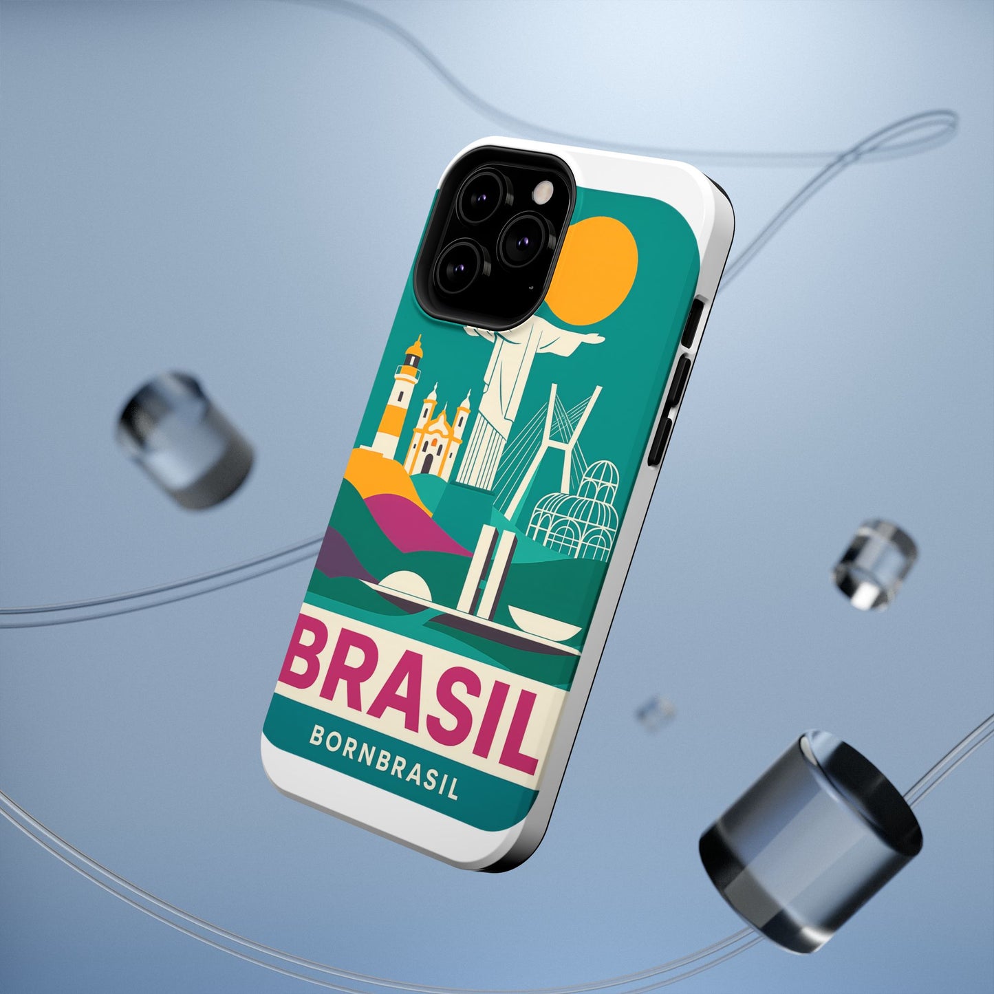 iphone e samsung com imã
