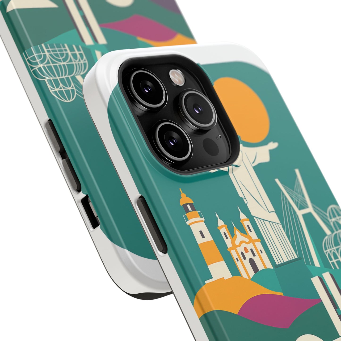 iphone e samsung com imã