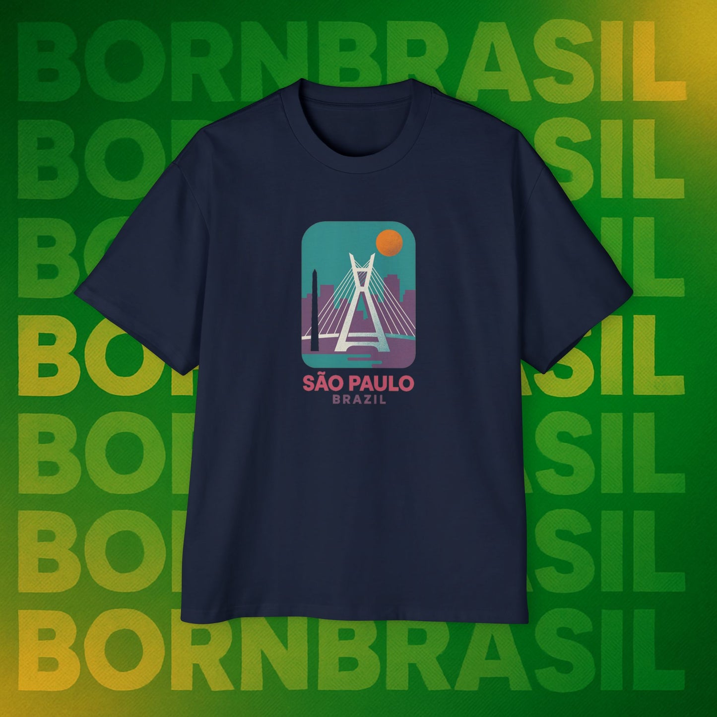 Camiseta Retrô São Paulo – Estilo Vintage Urbano Oversized