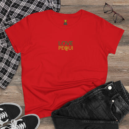 Camiseta Babylook Feminina “Love Pequi” – Orgulho Goiano | BornBrasil