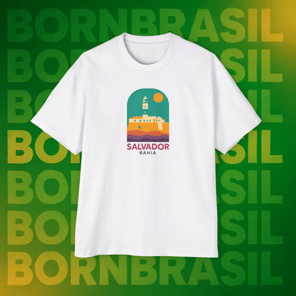 Camiseta Retrô Bahia – Salvador Farol da Barra Oversized