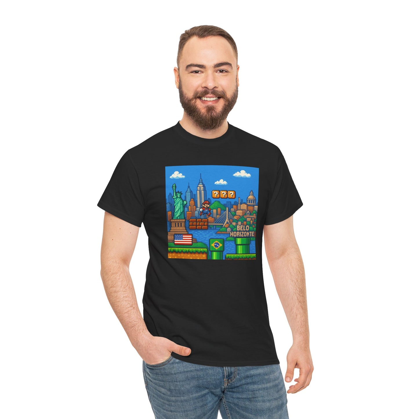 Camiseta De Volta Pro Brasil – Nostalgia Gamer BornBrasil