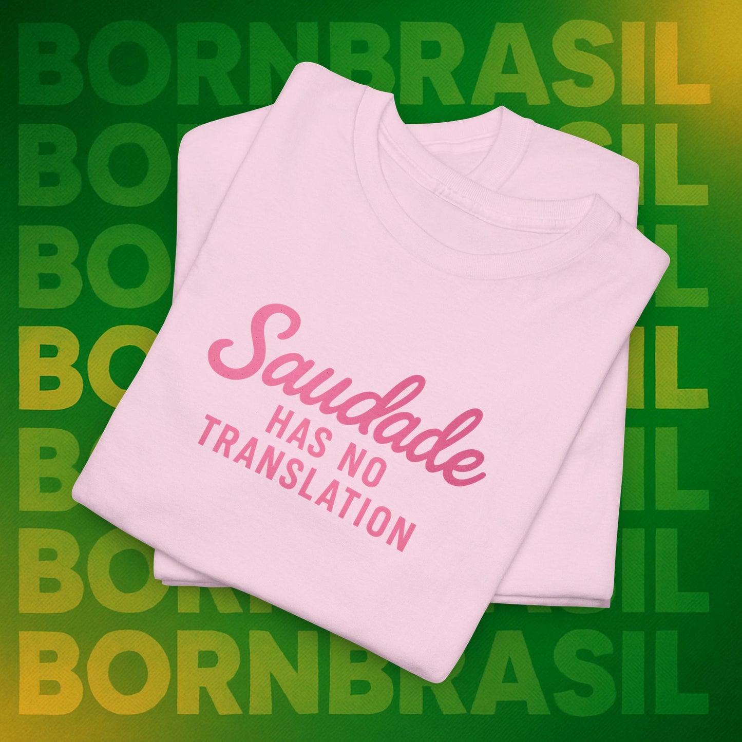 Camiseta Saudade Has No Translation – Moda Brasileira Feminina