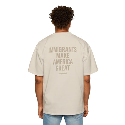 Camiseta Oversized Immigrants Make America Great – BornBrasil
