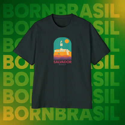 Camiseta Retrô Bahia – Salvador Farol da Barra Oversized