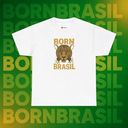 Camiseta Masculina Born Brasil Onça-Pintada Premium
