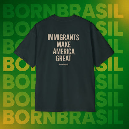 Camiseta Oversized Immigrants Make America Great – BornBrasil