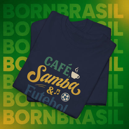 Camiseta Born in Brazil – Orgulho Nacional BornBrasil