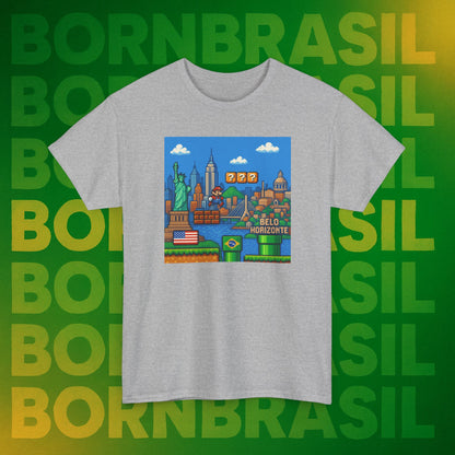 Camiseta De Volta Pro Brasil – Nostalgia Gamer BornBrasil