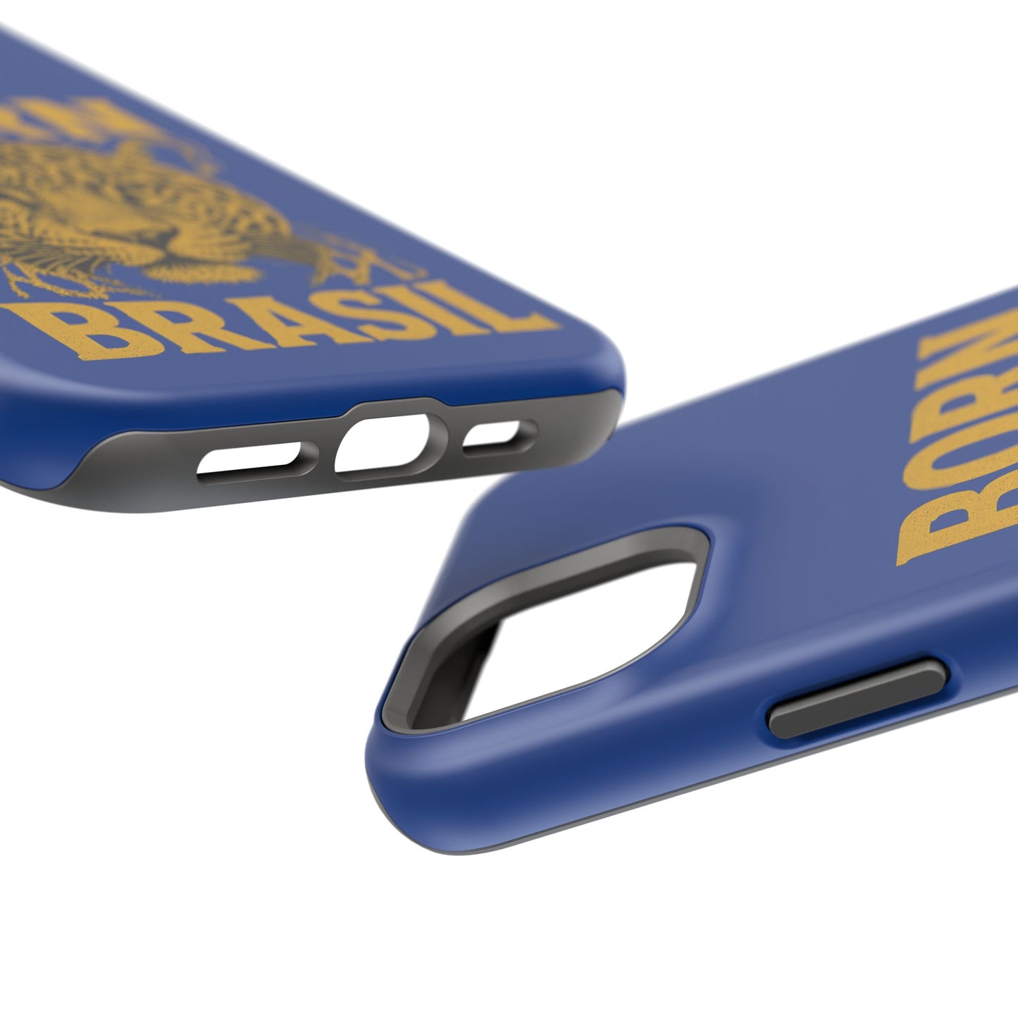 Capinha iPhone Impact-Resistant “Born Brasil Onça” – Proteção Premium do 11 ao 17 Pro Max | BornBrasil