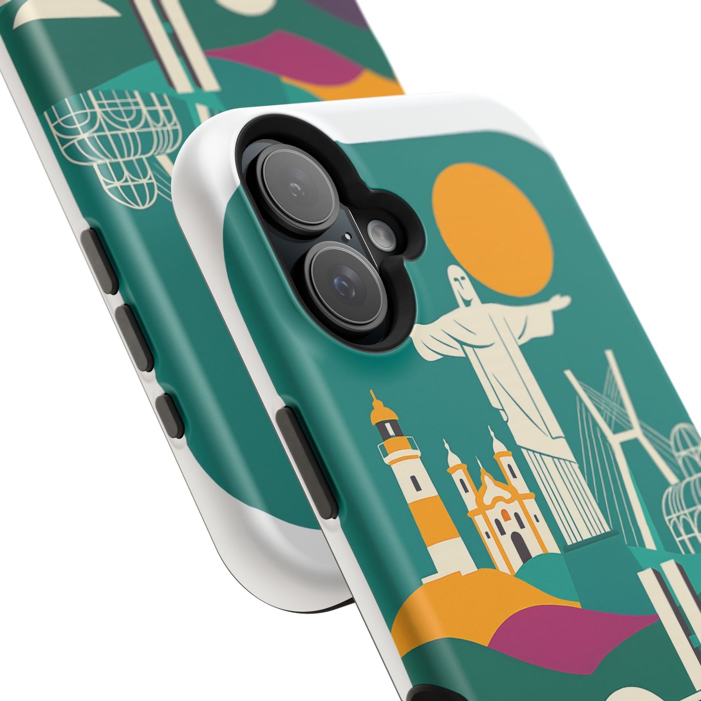 iphone e samsung com imã