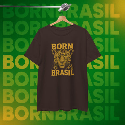 Camiseta Masculina Born Brasil Onça-Pintada Premium