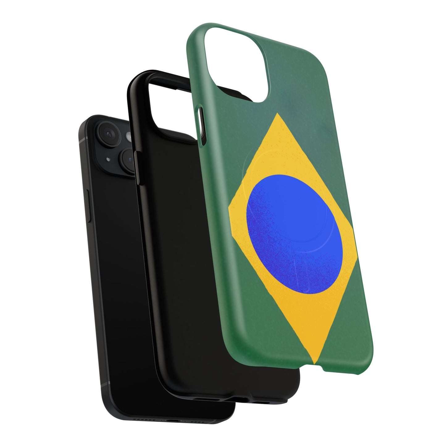 Capa MagSafe iPhone "Bandeira Minimalista" - Case Magnética Premium (iPhone 13 ao 17 Pro Max)