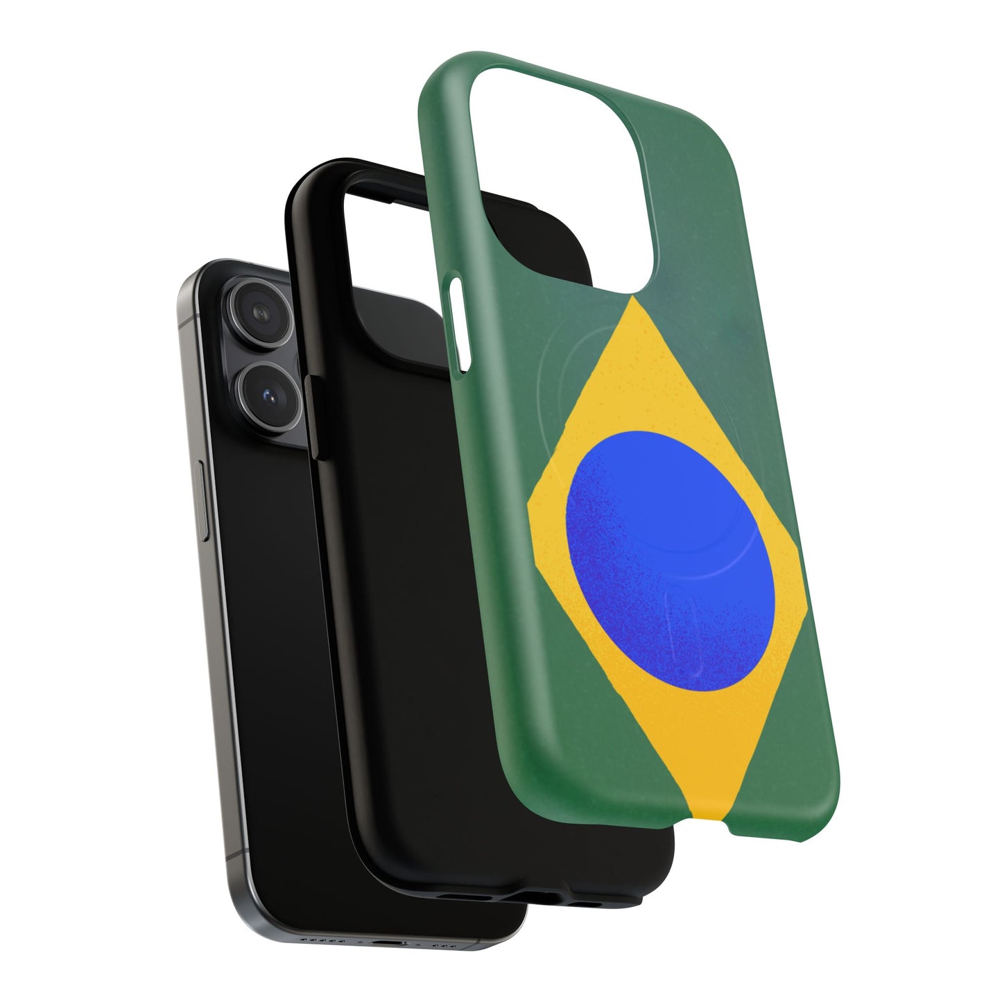 Capa MagSafe iPhone "Bandeira Minimalista" - Case Magnética Premium (iPhone 13 ao 17 Pro Max)