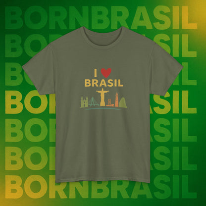 Camiseta I Love Brasil –  BornBrasil