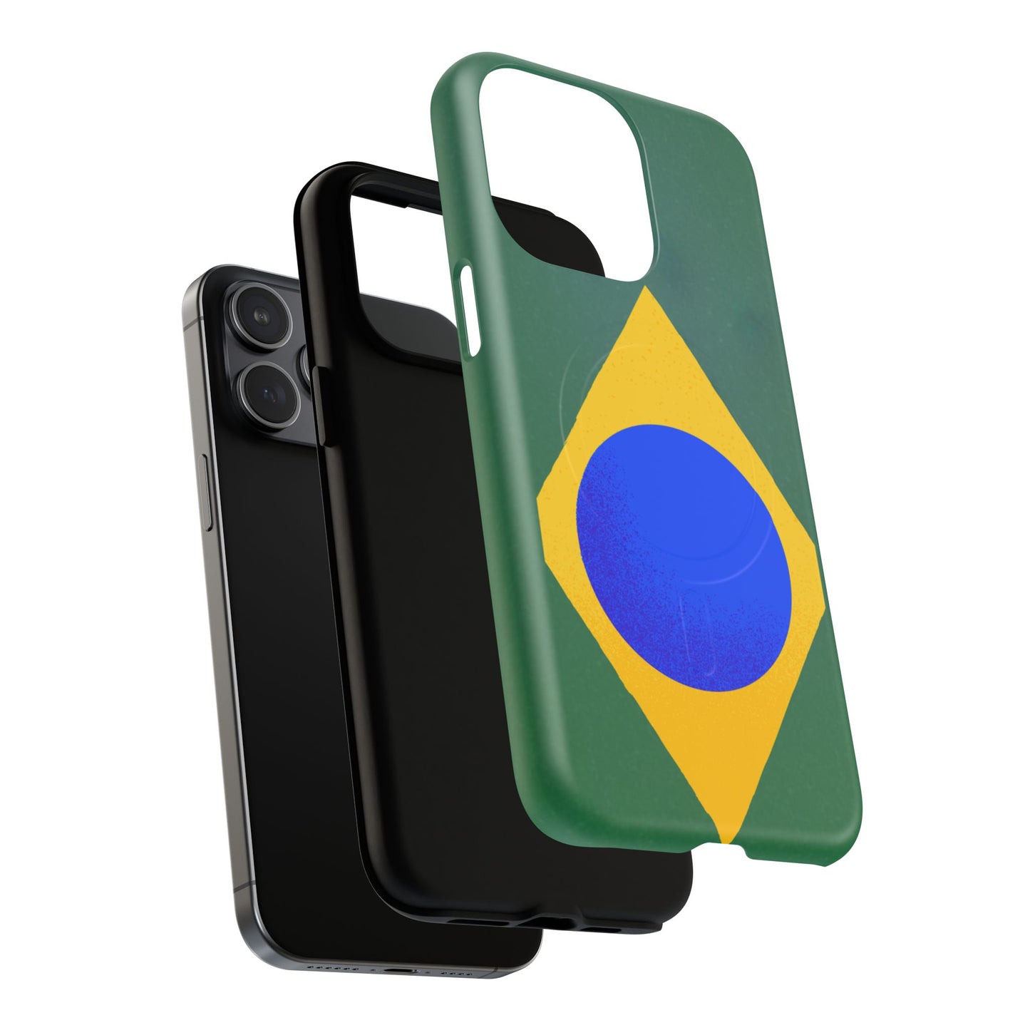 Capa MagSafe iPhone "Bandeira Minimalista" - Case Magnética Premium (iPhone 13 ao 17 Pro Max)