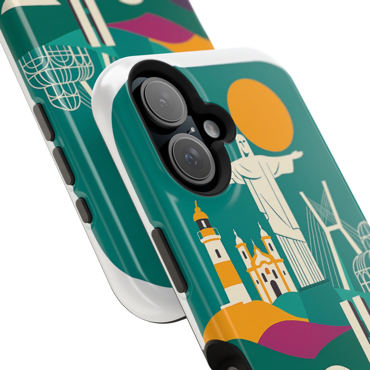 iphone e samsung com imã