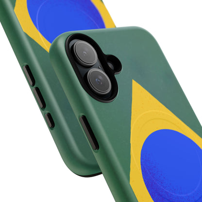 Capa MagSafe iPhone "Bandeira Minimalista" - Case Magnética Premium (iPhone 13 ao 17 Pro Max)