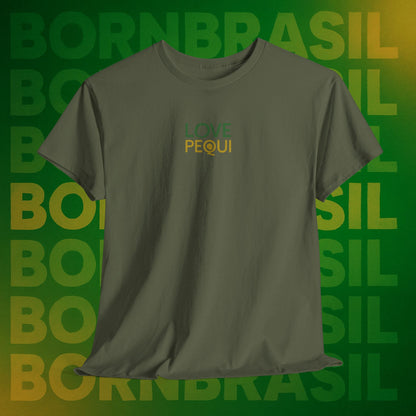 Camiseta Love Pequi – Minimalista Premium BornBrasil
