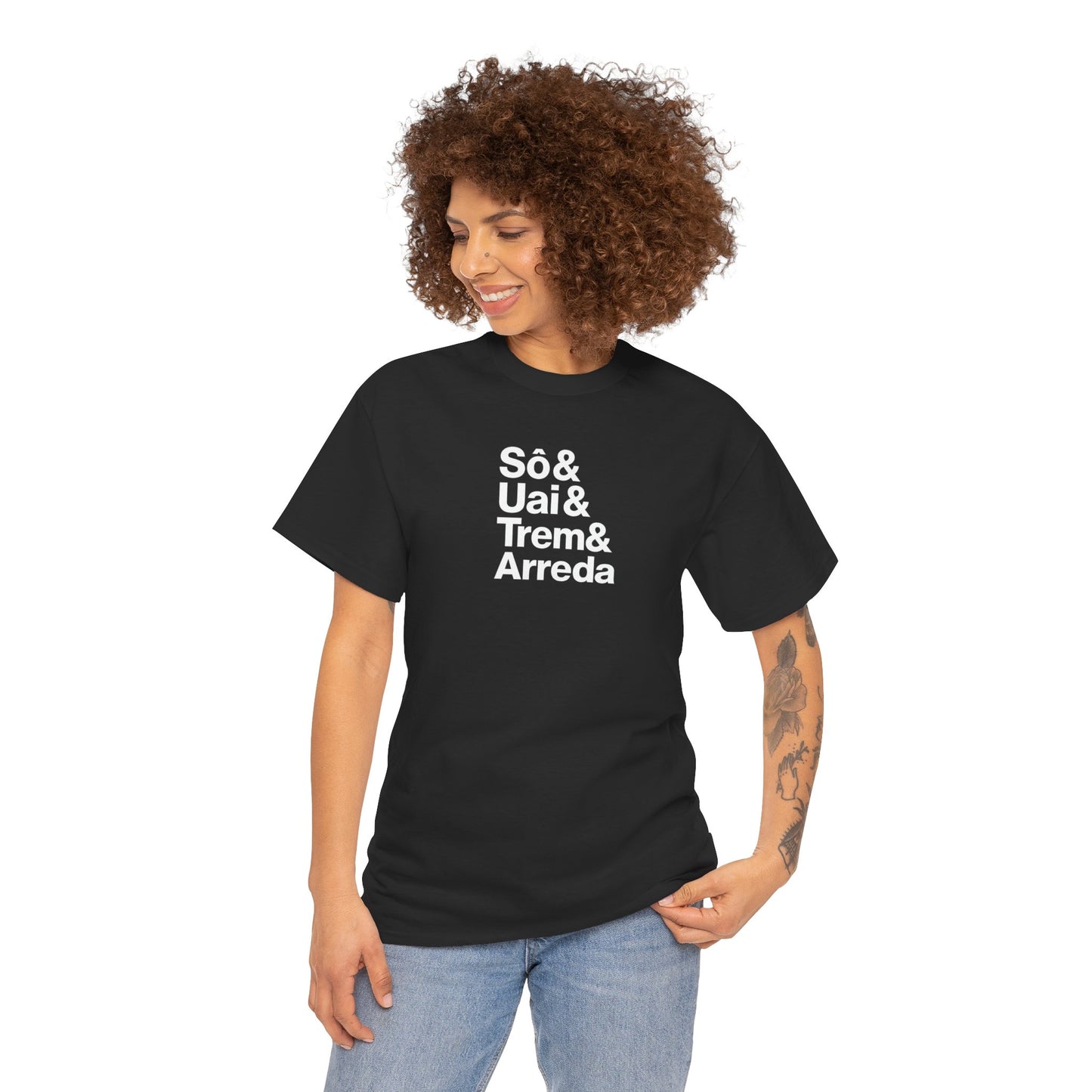 Camiseta Sô & Uai & Trem & Arreda Feminina – Cultura Mineira BornBrasil