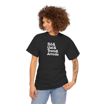 Camiseta Sô & Uai & Trem & Arreda Feminina – Cultura Mineira BornBrasil