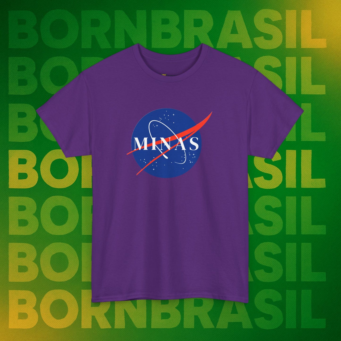 Camiseta Feminina  Minas NASA Parody - Orgulho Mineiro Streetwear