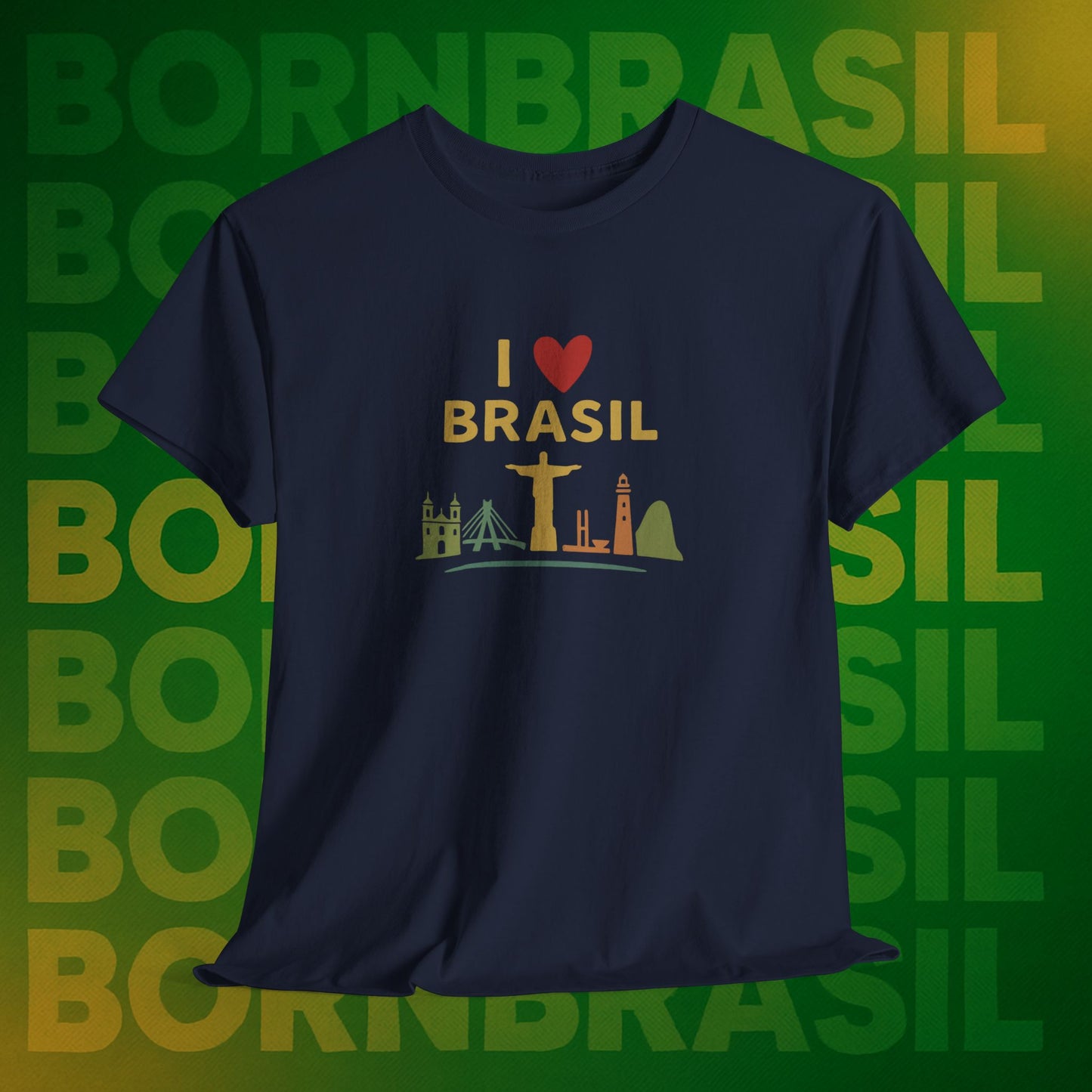 Camiseta I Love Brasil –  BornBrasil
