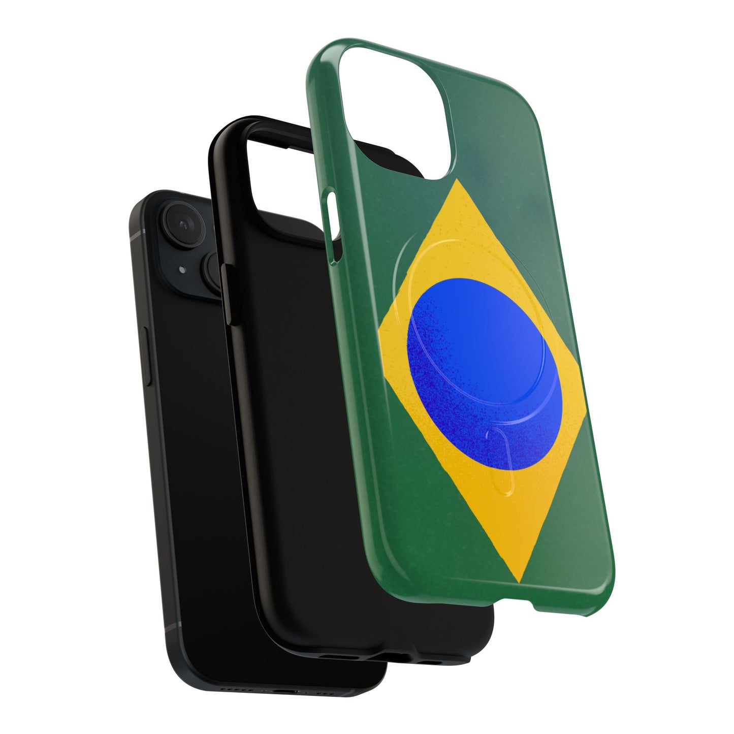 Capa MagSafe iPhone "Bandeira Minimalista" - Case Magnética Premium (iPhone 13 ao 17 Pro Max)