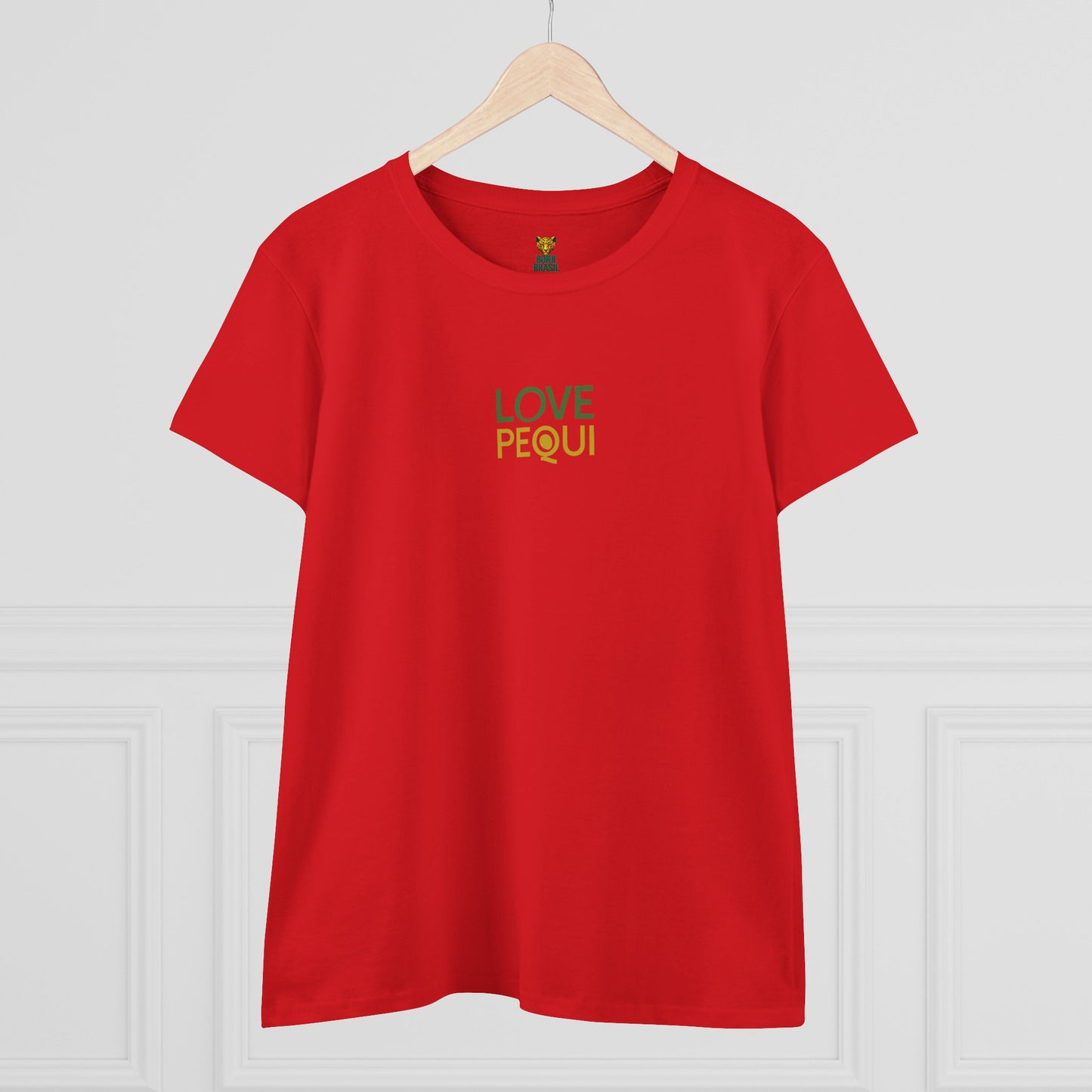 Camiseta Babylook Feminina “Love Pequi” – Orgulho Goiano | BornBrasil