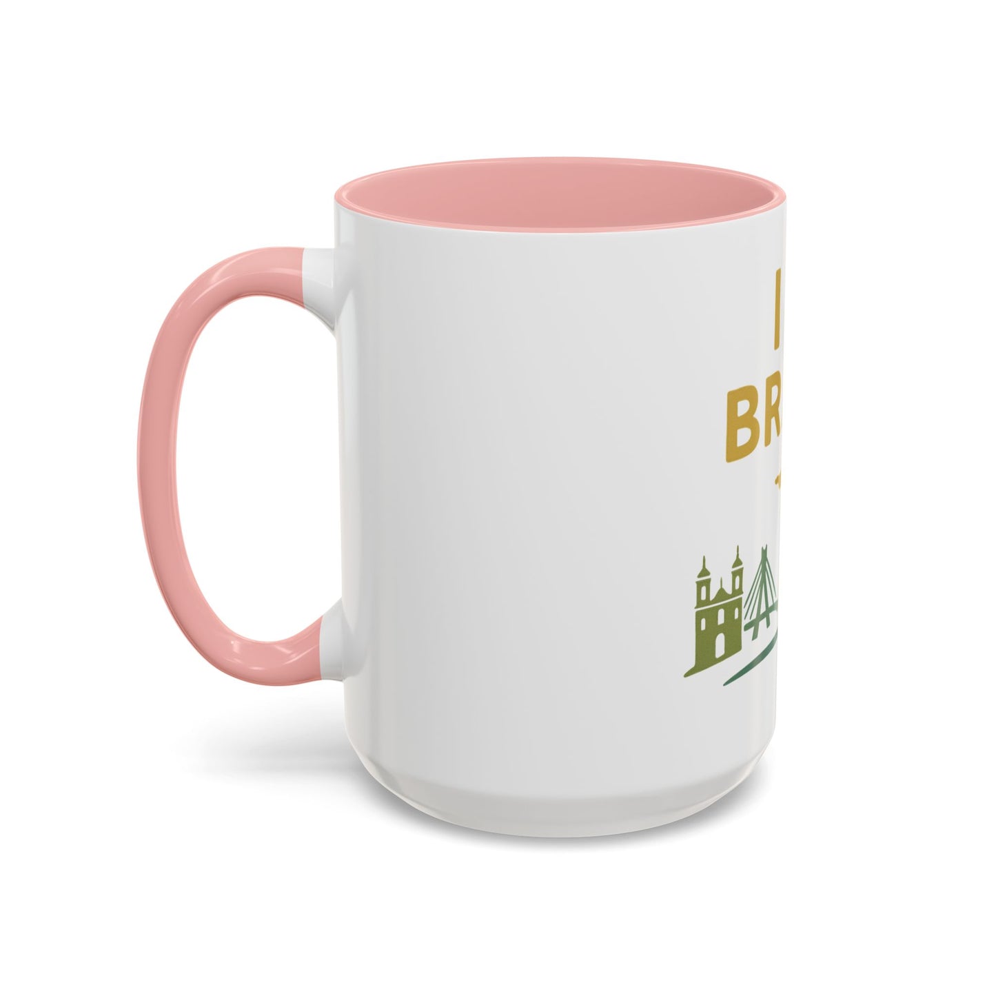 Copy of I  Brasil Accent Coffee Mug - Perfect Gift for Travel Lovers, Home Decor, Coffee Enthusiasts, Brazil Souvenir, Daily Use Mug