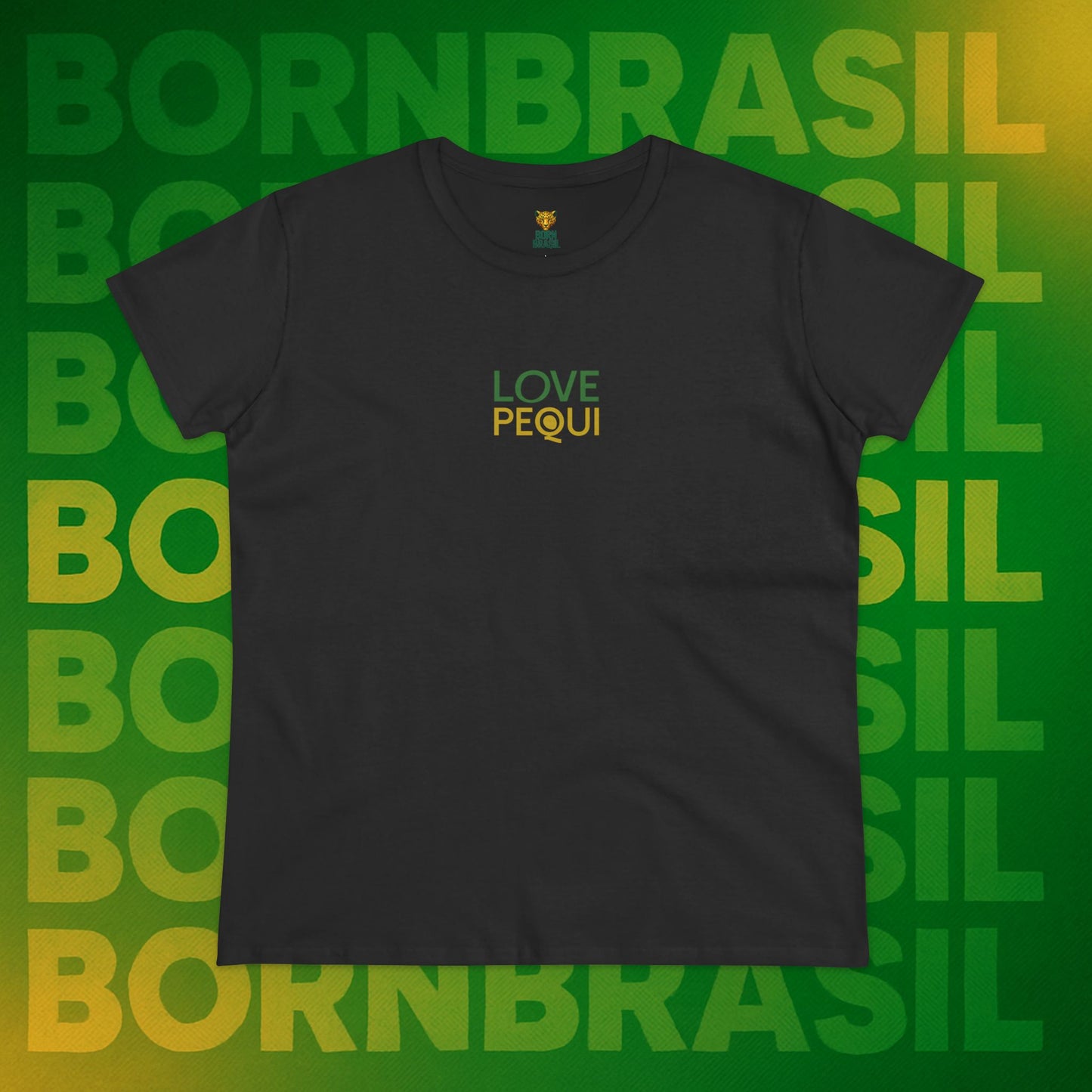 Camiseta Babylook Feminina “Love Pequi” – Orgulho Goiano | BornBrasil