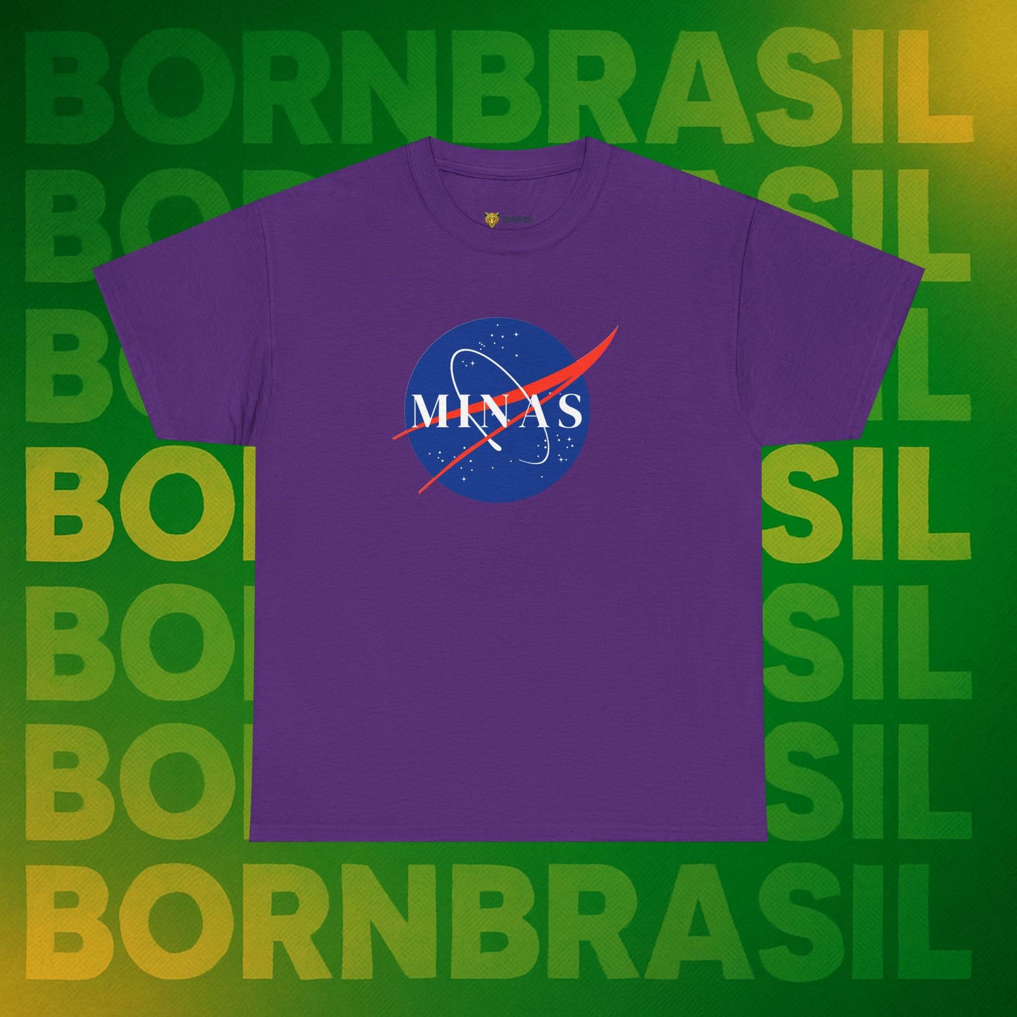 Camiseta Feminina  Minas NASA Parody - Orgulho Mineiro Streetwear