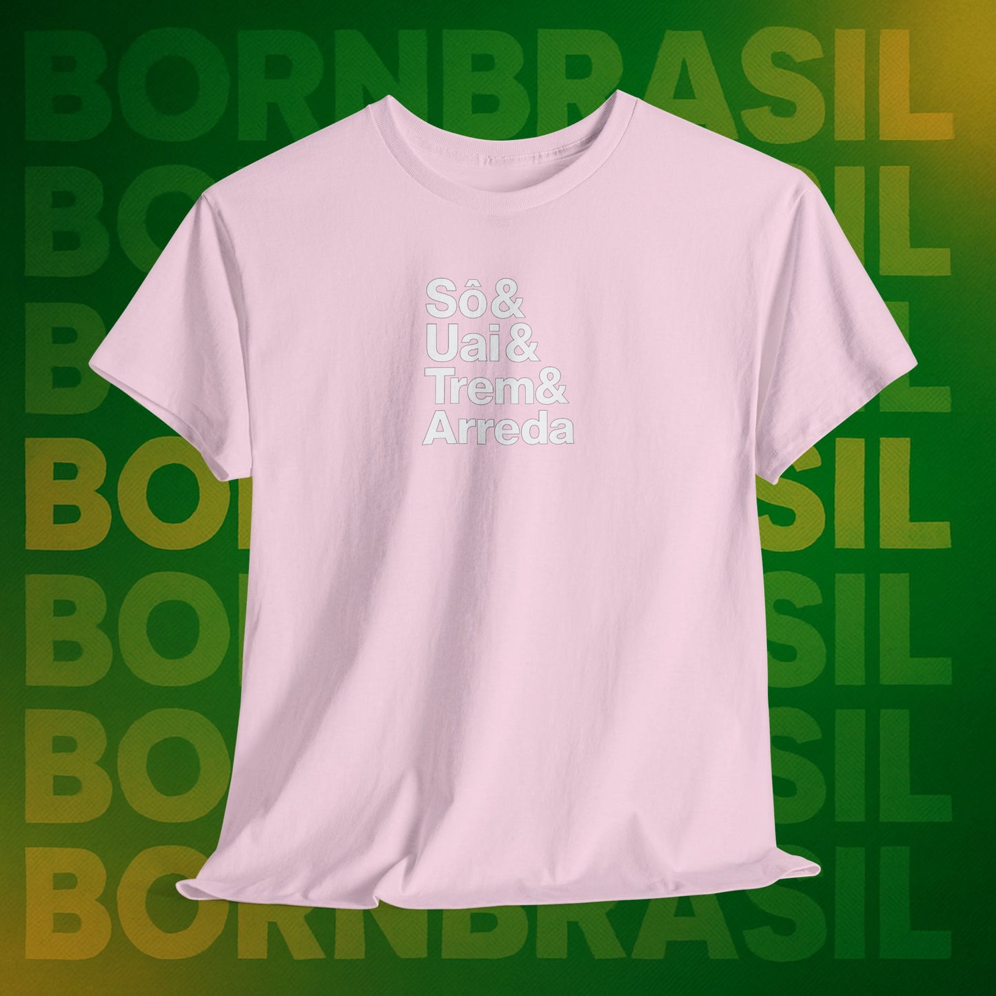 Camiseta Sô & Uai & Trem & Arreda Feminina – Cultura Mineira BornBrasil