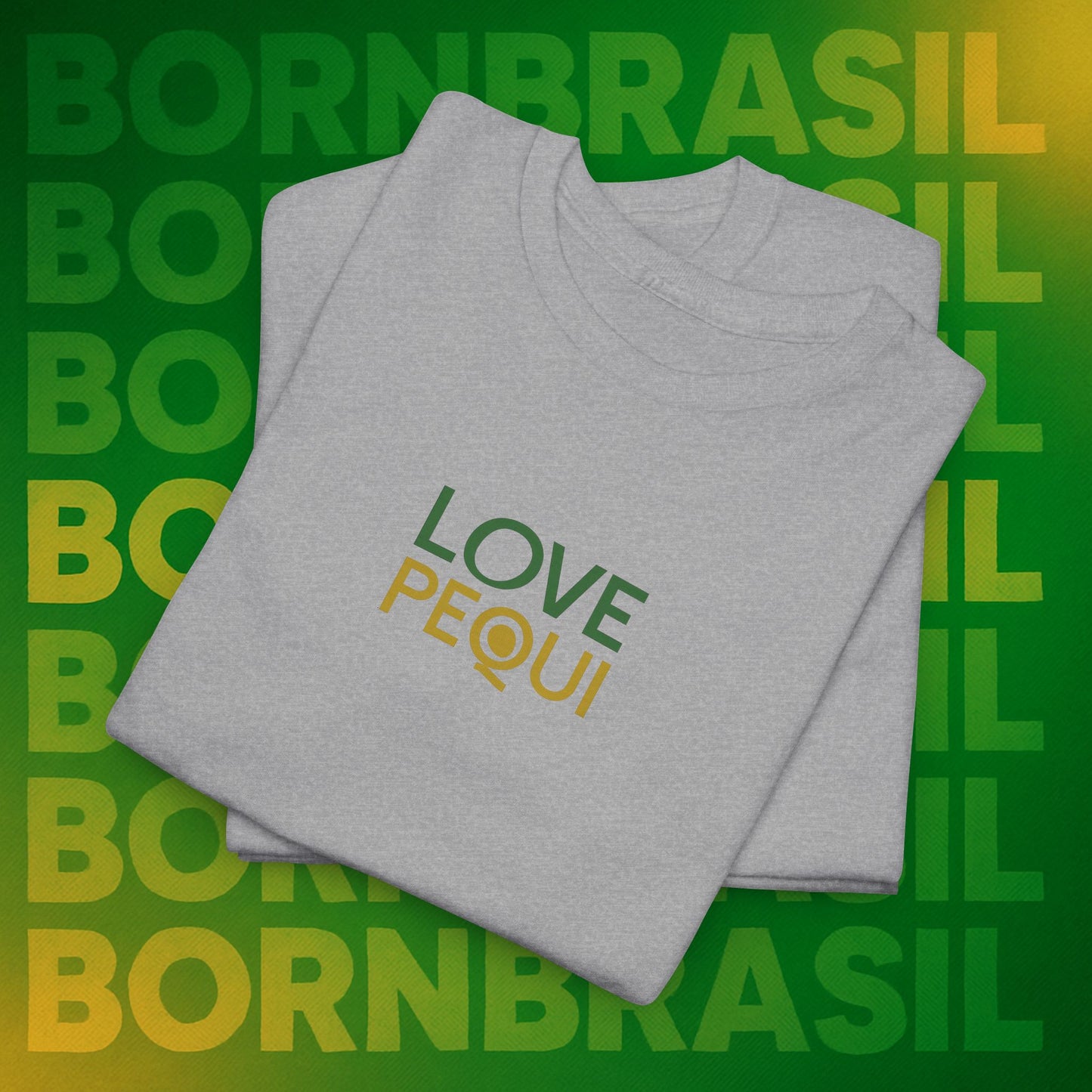 Camiseta Love Pequi – Minimalista Premium BornBrasil