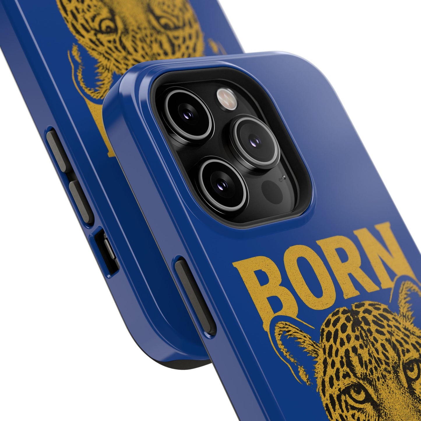 Capinha iPhone Impact-Resistant “Born Brasil Onça” – Proteção Premium do 11 ao 17 Pro Max | BornBrasil