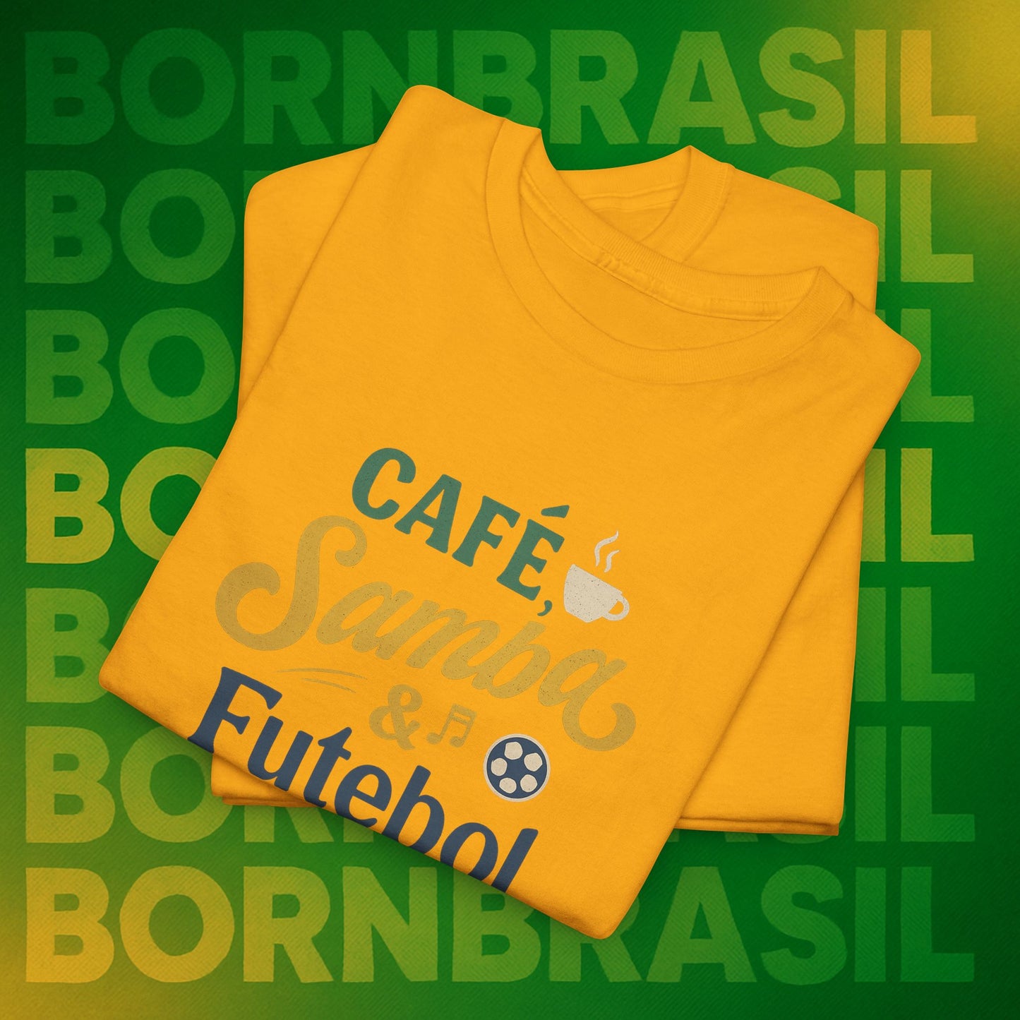 Camiseta Born in Brazil – Orgulho Nacional BornBrasil