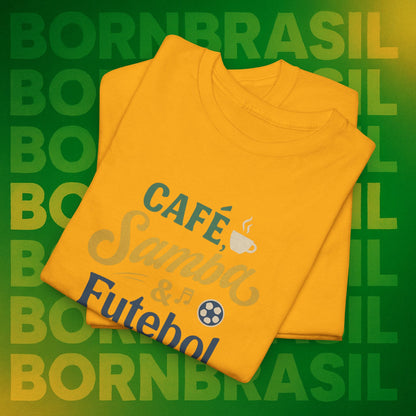 Camiseta Born in Brazil – Orgulho Nacional BornBrasil