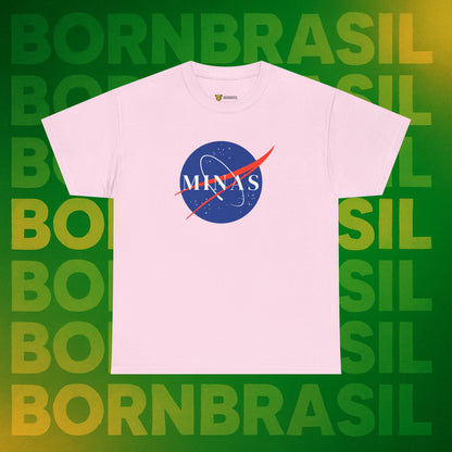 Camiseta Feminina  Minas NASA Parody - Orgulho Mineiro Streetwear