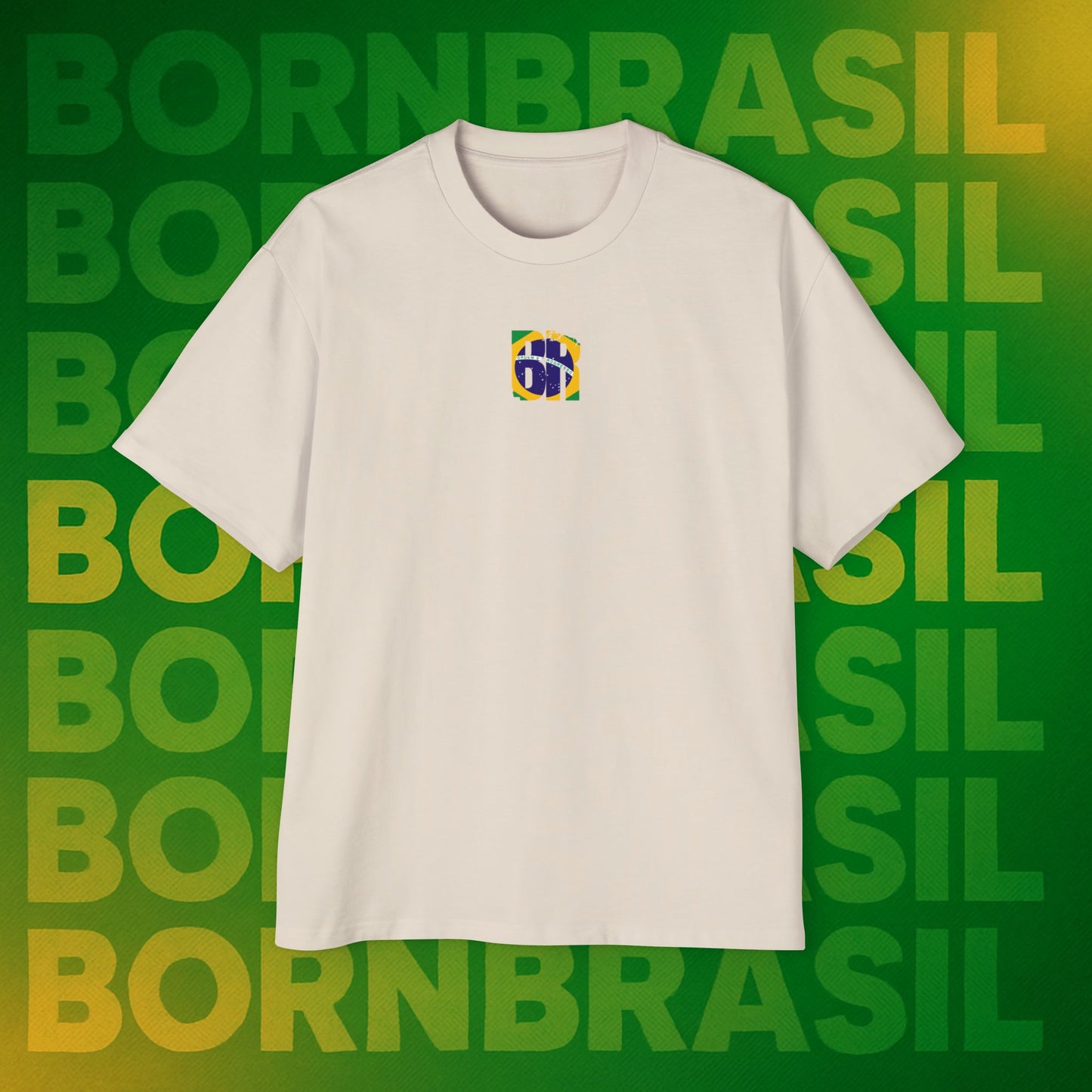 Camiseta BR Bandeira Nacional – BornBrasil Oversized