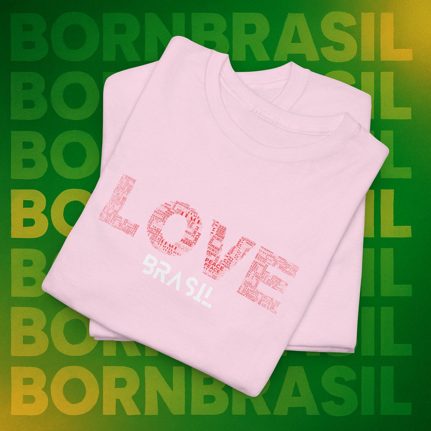 Camiseta Feminina LOVE BRASIL – BornBrasil