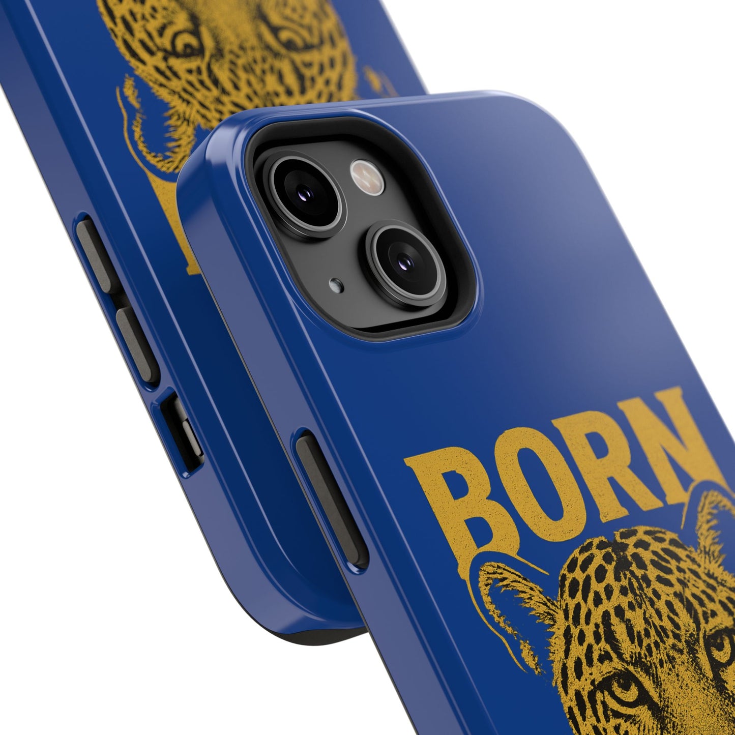 Capinha iPhone Impact-Resistant “Born Brasil Onça” – Proteção Premium do 11 ao 17 Pro Max | BornBrasil