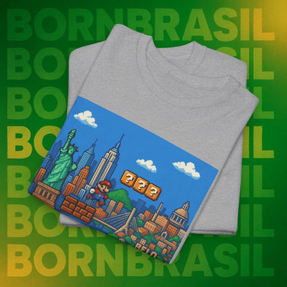 Camiseta De Volta Pro Brasil – Nostalgia Gamer BornBrasil