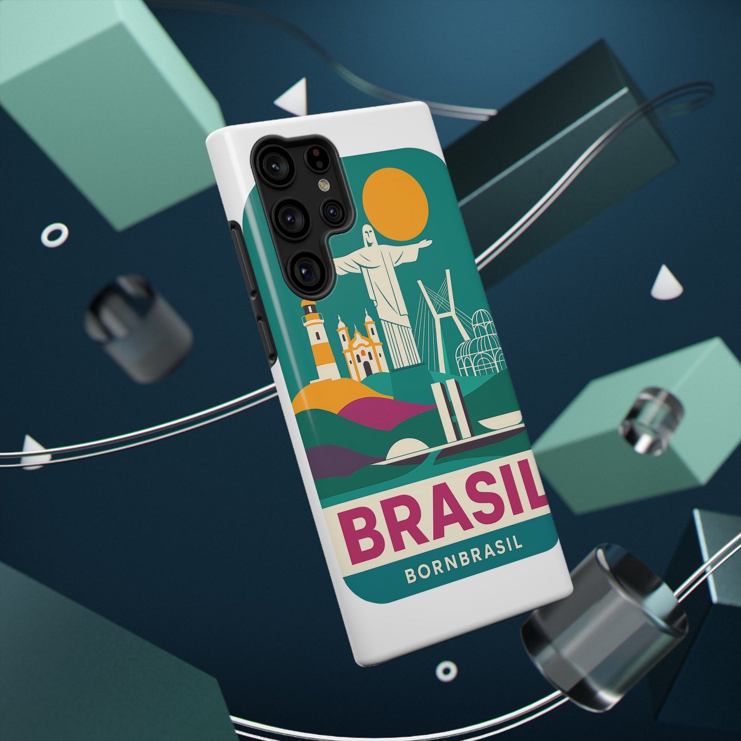 iphone e samsung com imã