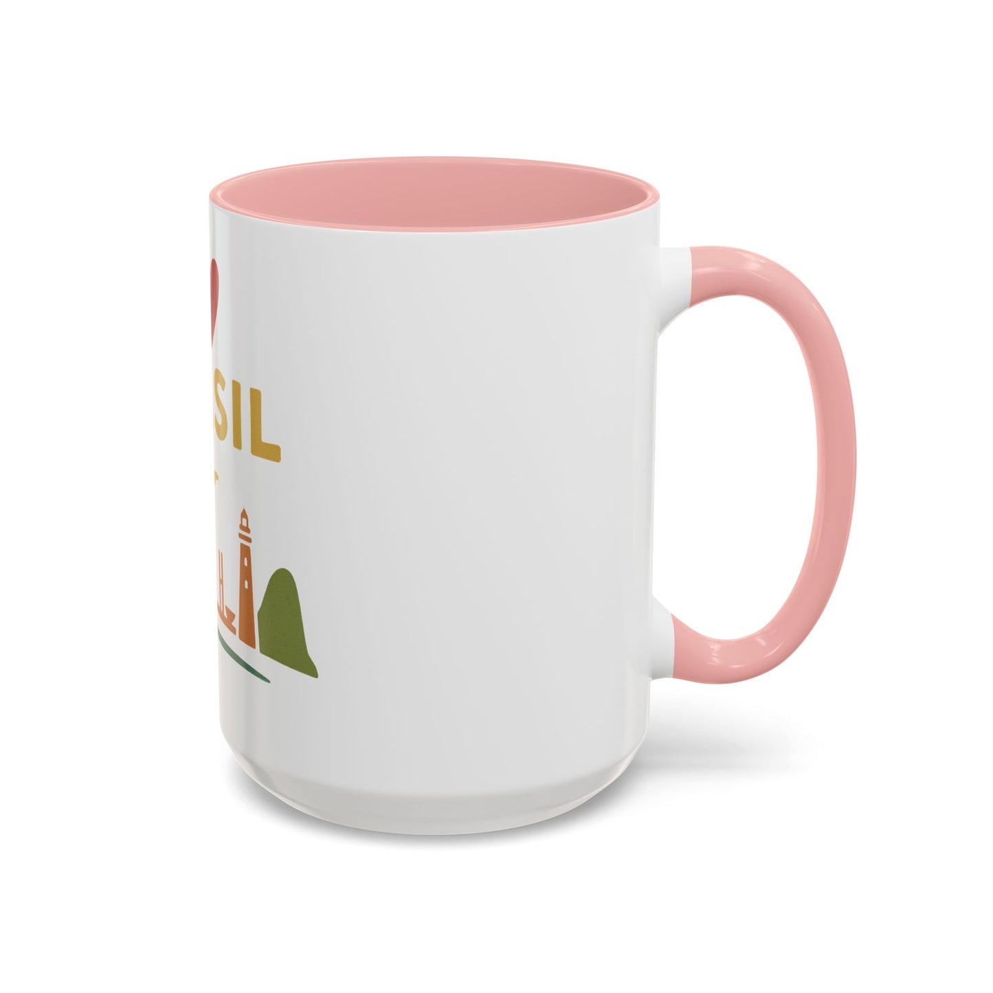 Copy of I  Brasil Accent Coffee Mug - Perfect Gift for Travel Lovers, Home Decor, Coffee Enthusiasts, Brazil Souvenir, Daily Use Mug