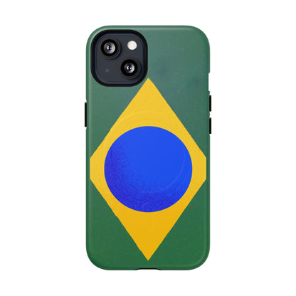 Capa MagSafe iPhone "Bandeira Minimalista" - Case Magnética Premium (iPhone 13 ao 17 Pro Max)