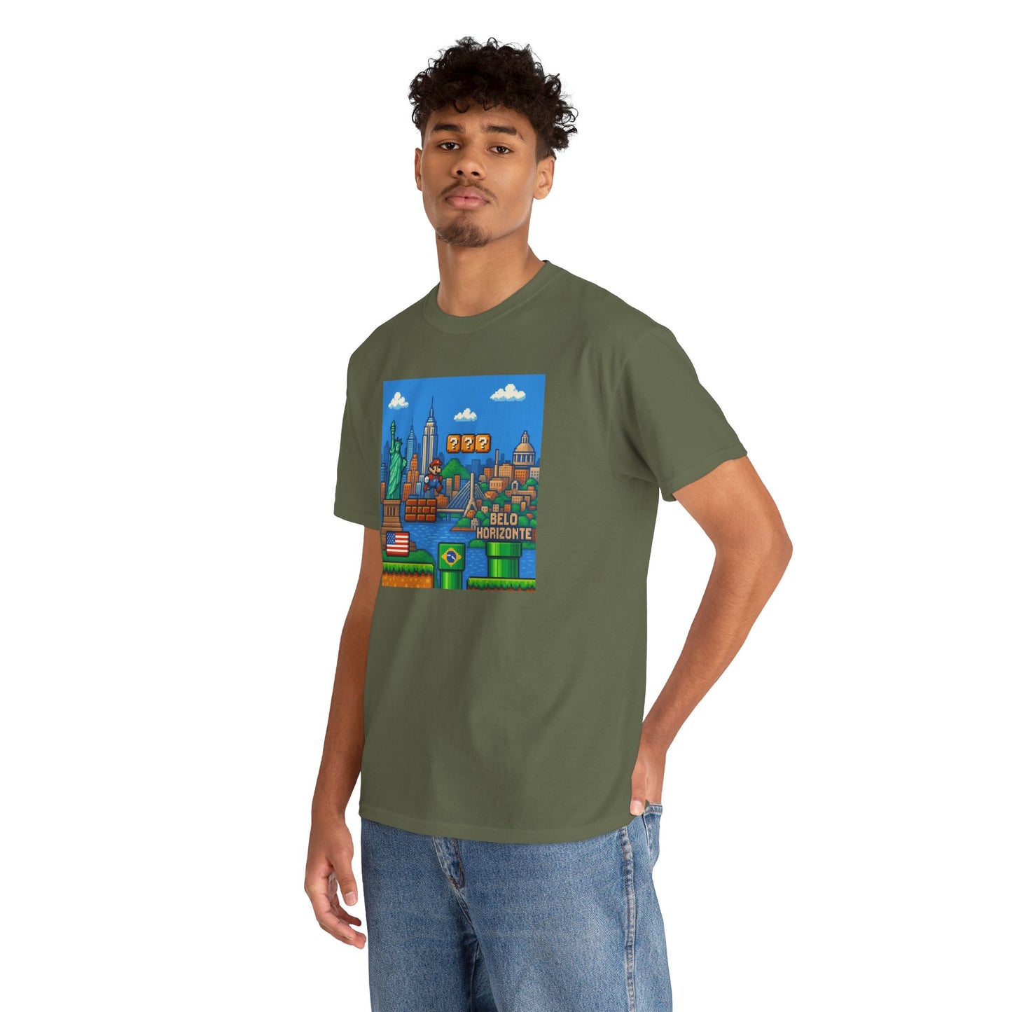 Camiseta De Volta Pro Brasil – Nostalgia Gamer BornBrasil