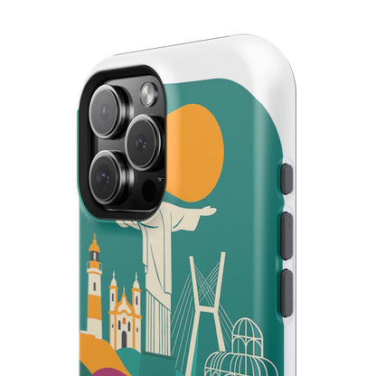 iphone e samsung com imã