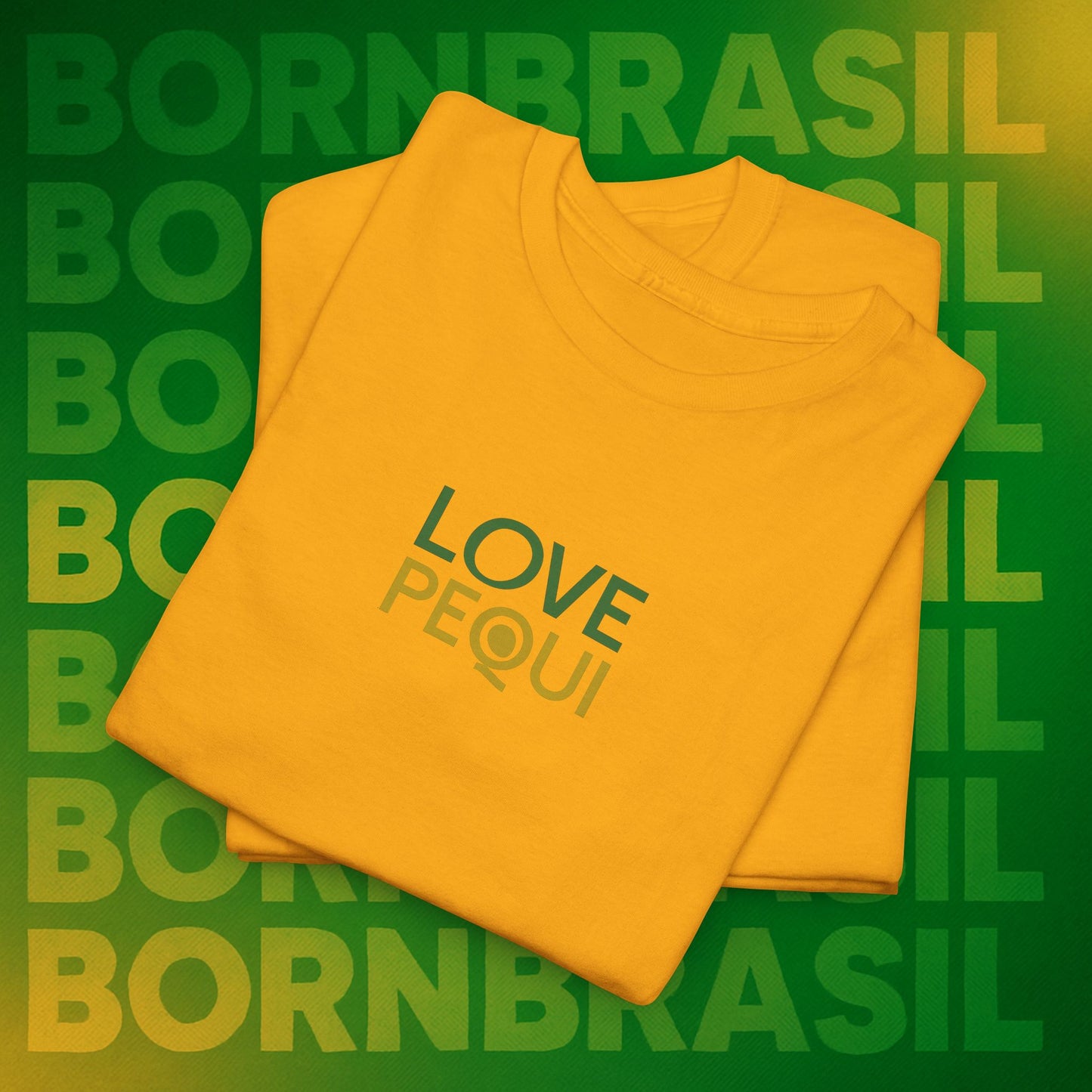 Camiseta Love Pequi – Minimalista Premium BornBrasil